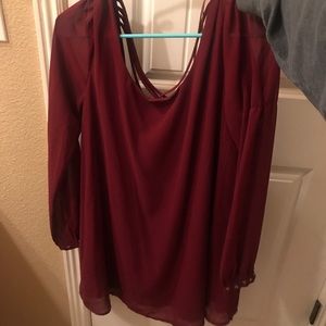 Maroon dress